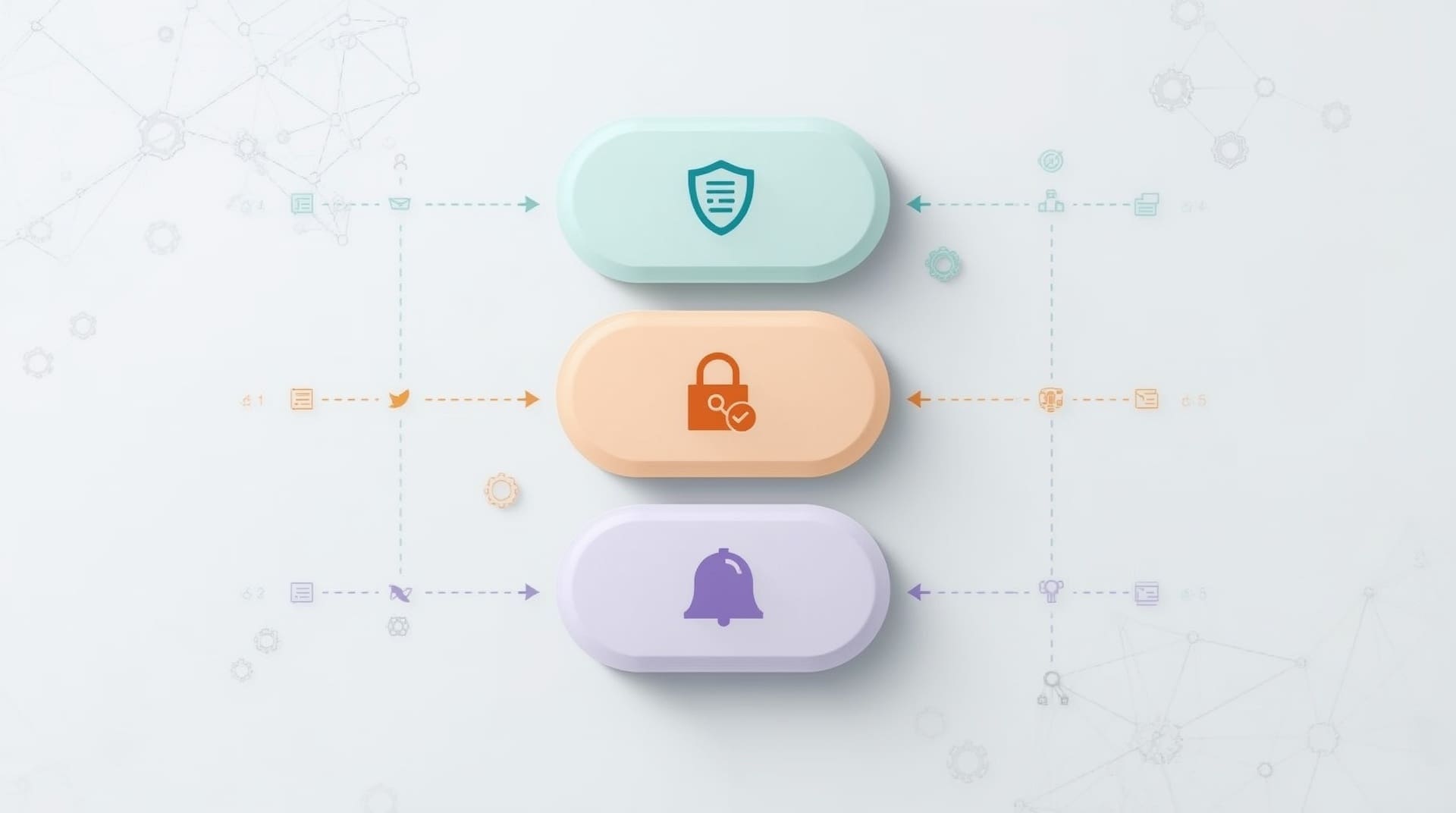 Layered compliance framework tiers illustrated for CPA accounting office security requirements